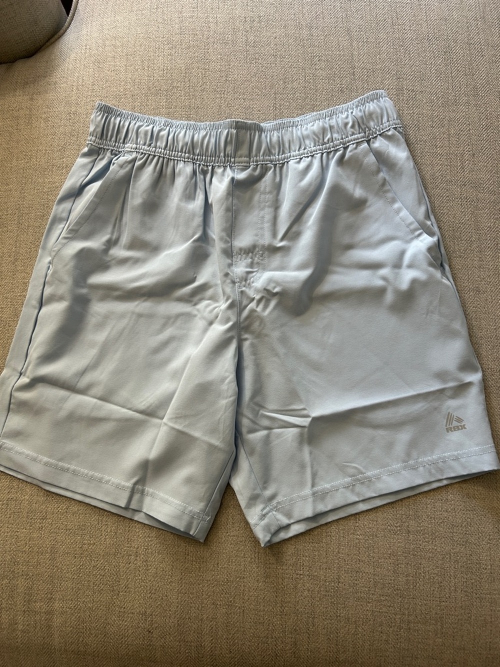adidas Pale Blue Active Shorts with Elastic Waist